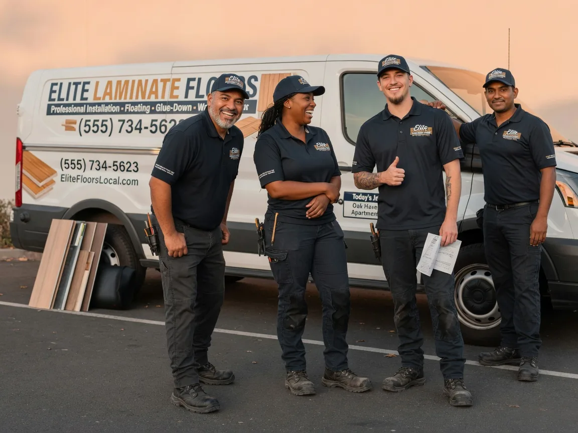 Laminate flooring installation company in Rake, IA